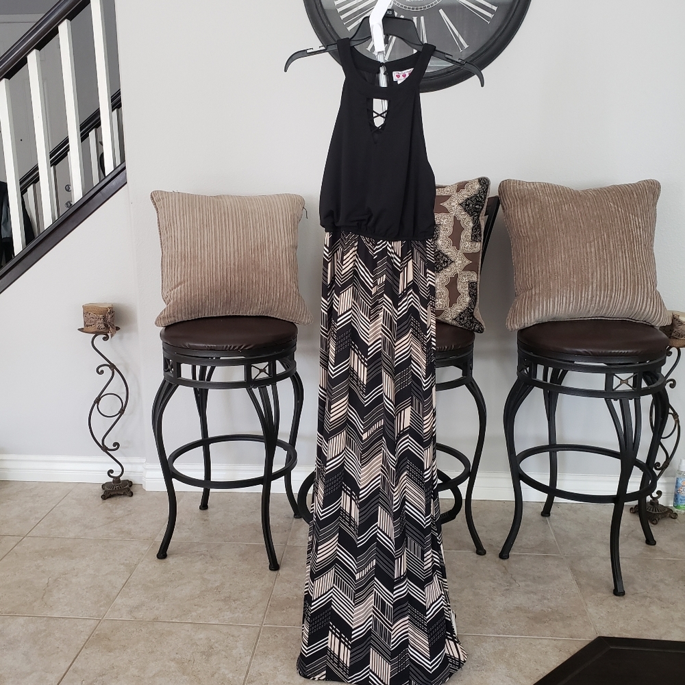 Three Pink Hearts Sundress